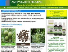 Tablet Screenshot of antiparazitni-program.net
